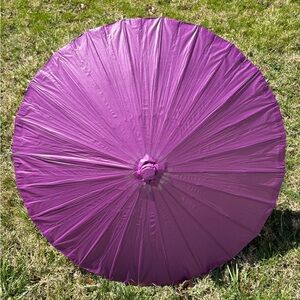 Purple Paper Umbrella , Purple Sun Umbrella, Purple Paper Parasol for Wedding
